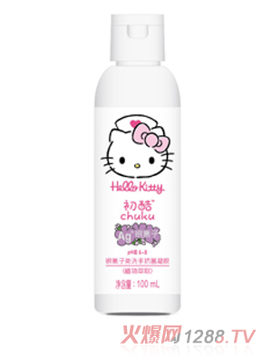 Hello Kitty初酷銀離子免洗手抗菌凝膠（植物萃?。?00ml